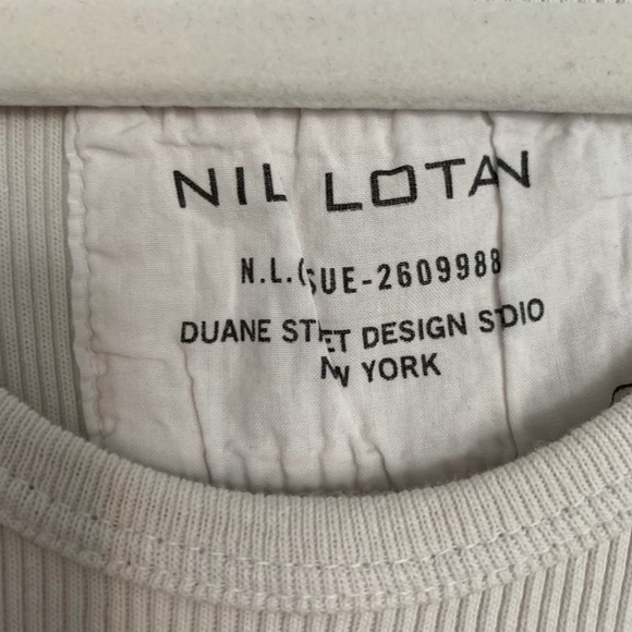Nili Lotan Cotton Rib Tank top - Picture 3 of 5